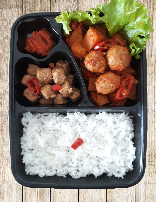 Sambal Goreng Baso Kentang Infesta